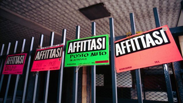cartelli affittasi