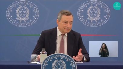 Draghi: “L’appello a non vaccinarsi è un appello a morire!”