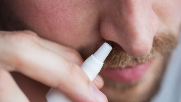 spray nasale a base di adrenalina